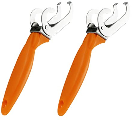 2 Pezzi Pinze Porta Pinze Padelle Pizza Morsetto Anti-Caldo Pinze per Pentole Piatti Piastre Tostapane Vassoio Pinze Antiscivolo Pinze Ad Aria Calda per Clip Antiscottatura Manico