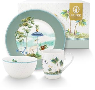 Pip Studio Jolie Blue Frühstücksset Set3
