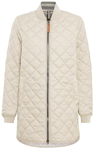 camel active Damen Steppmantel aus recyceltem Polyester Sand, womenswear-44