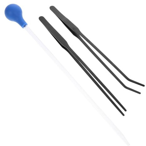 Angoily Aquarium-reinigungsset 1 Set Aquarium-korallenfutter-pinzette Aquarium-reinigungsset für Aquariumabfälle