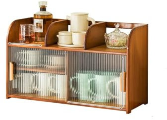 GUERNSEY Weinschrank Weinschrank, Sideboard, modern, minimalistisch, Vitrine, Zuhause, kleines Weinregal, Wohnzimmer, Wandregal Weinregal (Size : L67cm)