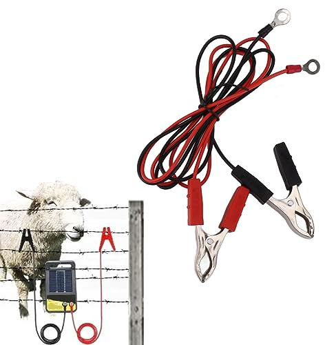 Topyond 2pcs Elektrozaun Drahtverbinder, Elektrozaun Draht Verbinden | 6mm Zaunanschlusskabel Für Das Zaunsystem Auf Dem Bauernhof, Clips Für Installation Und Verbindung