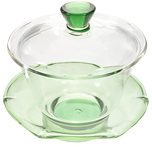 Hoement 1satz Chinesische Teetasse Aus Glas Mit Deckel Dekorativer Teebecher Für Aromatischen Genuss Für Grünen Tee Und Blütentee Transparentes Design Stilvolle Teekultur Erleben