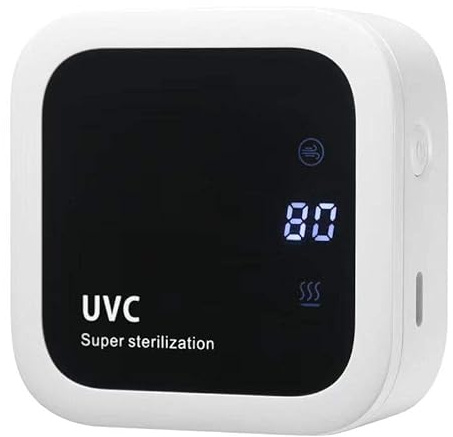 Zahnbürste Sanitizer, UV Zahnbürsten Desinfektionsmittel, Tragbarer Zahnbürstenhalter mit Timing-Funktionen, 1000mAh wiederaufladbare kabellose Wand montiert für Bäder schützt die Mundgesundheit
