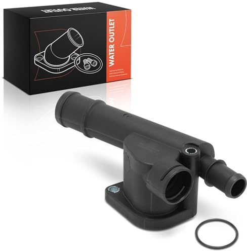 Frankberg Brida para agua de refrigeración Replace# 038121132G | Compatible con A3 8P1 A4 8EC A6 4F2 Polo 9A 9N Touran 1T1 1T2 Passat Variante 3C5 Octavia II Combi 1Z5 Leon 1P1