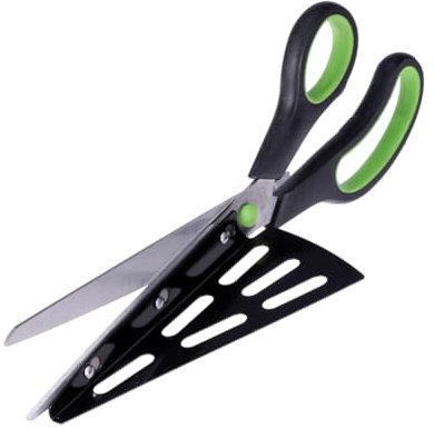 GRIRIW Forbice Per Pizza Multifunzionale Acciaio Inossidabile Utensile Per Facilmente Le Pizze Verde
