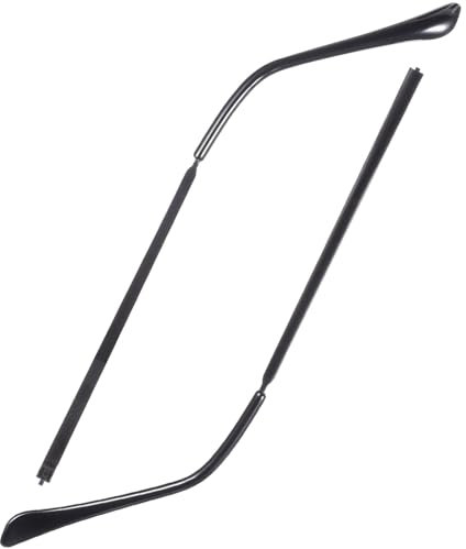 NUOBESTY Patillas De Repuesto Para Gafas De Sol Negras, Metal Resistentes Antideslizantes, Reemplazo De Brazos Para Gafas, Uso Diario,