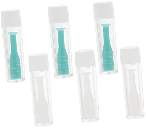 WOFASHPURET 6 pièces Outil de Prise et Retrait de Lentilles Ventouse pour Lunettes avec Étui Pratique pour Voyage et Usage Domestique Accessoire et pour Lentilles Souples et Rgp