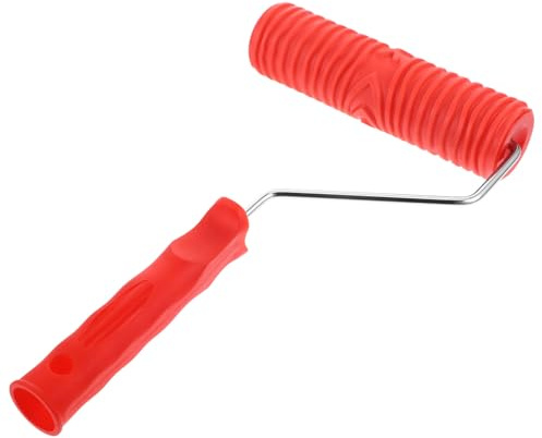 Angoily Strukturwalze mit Griff für Wanddekoration Geprägte Musterrolle für Diatom und Mehrschichtbeschichtungen Einfach zu Bedienen für DIY Projekte