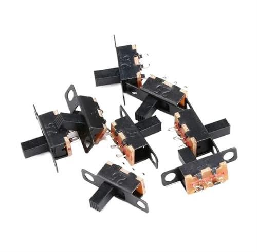 20 pezzi Micro interruttore scorrevole 3PIN 2 posizioni 1P2T ON-OFF interruttore a levetta maniglia alta 6mm SS12F15VG6 interruttore a levetta