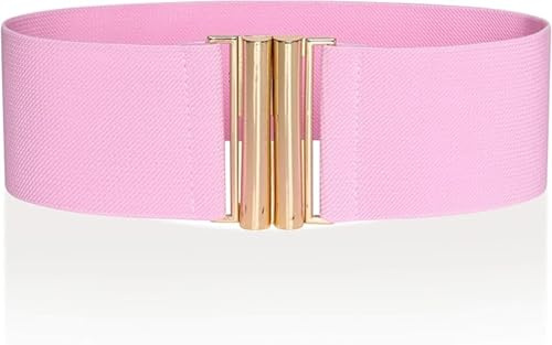 Ro Rox Damen Breiter Elastischer Taillengürtel im Retro Vintage Stil – Stretchgürtel für Kleider, 50er Jahre – Moderne Schnalle, Mehrere Farben