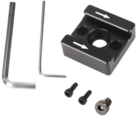 PAMINGONO Adattatore per Supporto Flash Slitta Fredda 1/4 Pollice, Staffa per Monitor e Luce LED per Fotocamere Dslr, Compatibile Gabbie e Maniglie, Antiscivolo, Montaggio Accessori