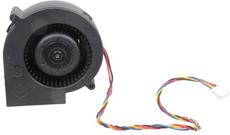 Ventola di raffreddamento a 4 fili, 12 V, 48 CFM, ventola di raffreddamento industriale per elettronica e griglia a carbone, ventola di avviamento a filo, ventilatore per armadi elettronici e cucina