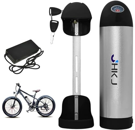 JHKJ Batería de Litio para Bicicleta eléctrica de 48 voltios, Tipo hervidor, 24 V, 36 V, 48 V, 8 Ah, 10 Ah, 13 Ah, 15 Ah y 17,5 Ah.,24v 15ah