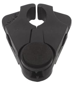 Pince Porte-canne Portable Noire en Pa et Fibre, Compacte | Fixation sur Bord de Table, Usage Sûr sans Arêtes Pointues, Finition Soignée