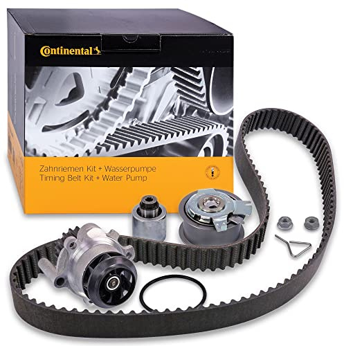 CONTITECH CT1028WP1 Wasserpumpe + Zahnriemensatz Zähnezahl: 120 30 mm mit Dichtung Kompatibel mit VW POLO 9N Lupo 6X1, 6E1, SEAT Ibiza III Schrägheck 6L, AUDI A2 8Z0