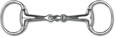 WALDHAUSEN Olivenkopfgebiss doppelt gebrochen, massiv