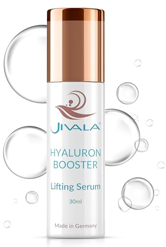 JIVALA Hyaluron Booster Serum 30ml - intensives Feuchtigkeits & Anti-Aging Serum mit hochdosiertem 3-fach Hyaluronkomplex - Für pralle, glatte und strahlende Haut - Made in Germany