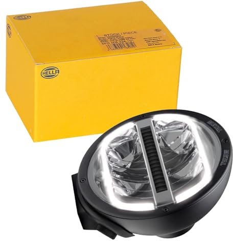 HELLA 1F8 016 560-011 LED-Fernscheinwerfer - Luminator LED - 24/12V - rund | 1F8 016 560-011, Fernscheinwerfer