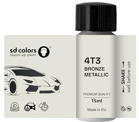 SD COLORS BRONZE METALLICO 4T3 - Vernice per ritocchi da 15 ML, colore: bronzo metallizzato