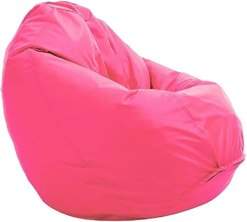 Bruni Sitzsack Classico L in Pink – XL Sitzsack mit Innensack zum Lesen, Abnehmbarer Bezug, lebensmittelechte EPS-Perlen als Bean-Bag-Füllung aus Deutschland
