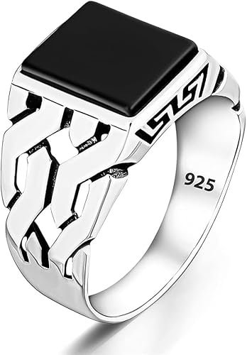 TAKILINGO - 0,925 Sterling-Silber 925 Onyx