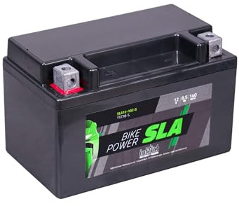 intAct - AGM BATTERIE MOTOCYCLE | Batterie pour scooter, moto, quad, etc. Batterie sans entretien & anti-fuite | SLA12-10Z-S, CTZ10-S, batterie 12V, 8,5 AH (c20), 140 A (EN) | Dim : 150x87x94mm