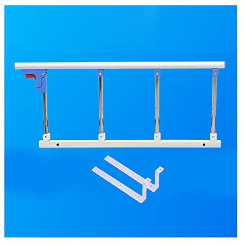 SHUDONGDEN Metallgriffstoßstange,Bettschutzgitter Für Erwachsene Ältere Sicherheitsgeländer, Nachttischhilfe Senioren,Edelstahl Klappbettgeländer,95 * 40cm/37. 4 * 15.74in