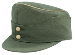 Weltkrieg Deutsche Polizei Bergsoldat Bergmütze General Sommer gesprenkelt grün Standard Cap Militärmütze Feldmütze - M (58-59)
