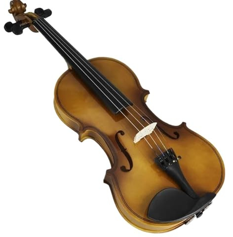 strumento violino Violino Professionale 4/4 Violino Acustico In Legno Massello Opaco Violino In Tiglio Con Custodia Arco Strumento Musicale Per Principianti