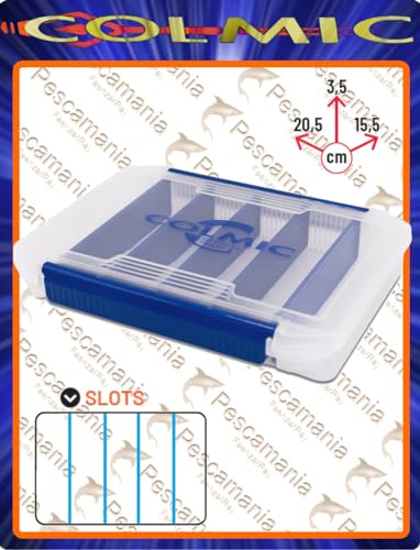 scatola Colmic porta oggetti artificiali in Abs stagna cm.20,5x15,5x3,5