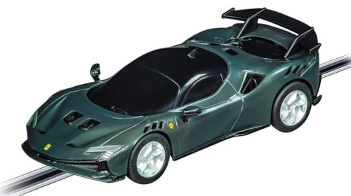 Carrera GO!!! 20064251 Ferrari SF-90 XX Stradale - Grigio Scuro I 1:43 Scale Slot Car I With Original License I Suitable For Ages 6 Years+