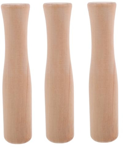 Ciieeo Wooden Muddler and Pestle Set 3pcs Kitchen Grinding Stick for Garlic, Spices, and Meat Tenderizing Household Manual Hand Tool for Cooking and Food Preparation