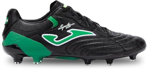 Joma Aguila, Football Shoe Uomo, Nero Verde, 41 EU
