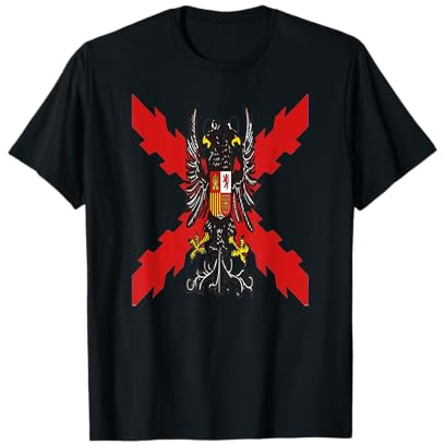Cruz de borgoña águila bicefala Camiseta