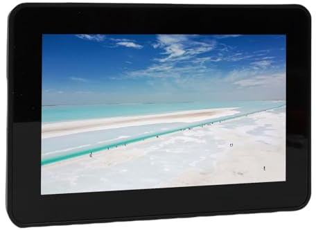 Lazmin112 Monitor Portatile Con Touch Screen Capacitivo Da 7 Pollici, 720x1280, 6H, Controllo Touch a 10 Punti, Pannello In Vetro Temperato, Anti-Impronta, Interfaccia I2C