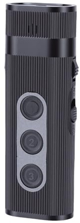 Luocute Amplificatore del Suono Dispositivo per L'udito Personale Miglioramento Vocale con Cancellazione del Rumore e Batteria Ricaricabile per Conversazioni TV Fino a 30 Piedi, (BLACK)