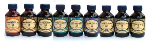 ROHRERS Antiktusche Bordeaux, 100 ml Glasflakon