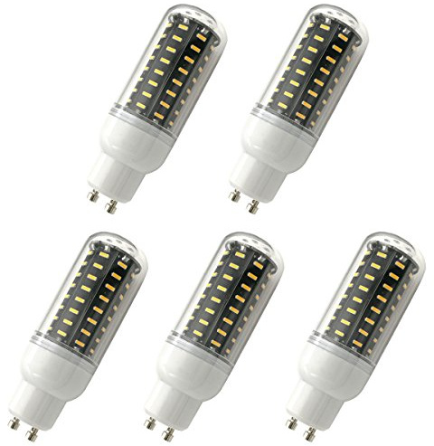 Aoxdi 5 Stück GU10 7W LED Mais Leuchtmittel, Warmweiß, GU10 LED Lampen | 72 SMD 4014 Lampe Energiesparenden 7W, AC220-240V