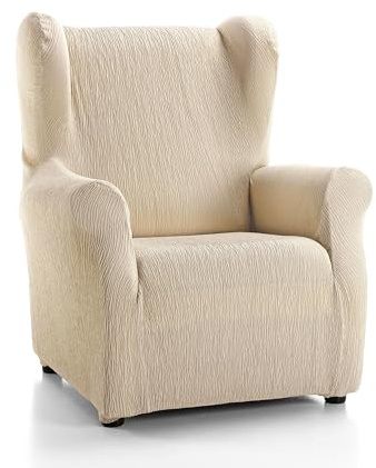 Martina Home Emilia Sesselbezug mit Ohren, Beige, 33 x 8 x 42 cm