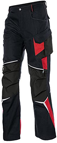 KÜBLER BODYFORCE Hose PRO – Stretch-Arbeitshose mit Cordura-Knieschutztaschen, ergonomischer Linienführung, Reflex-Elementen