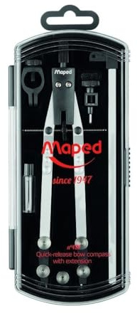 Compasso con prolunga set 5 pz 421 Maped