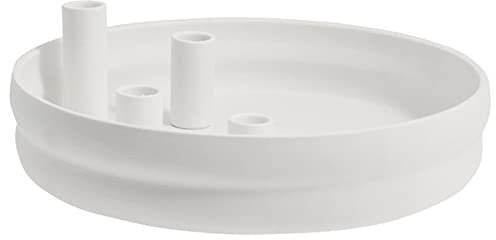 Storefactory [SA2024/08] BOLMEN White Candlestick aus Keramik