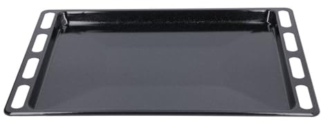 LUTH Premium Profi Parts Backblech Fettpfanne emailliert 446x366x24mm kompatibel mit Hotpoint C00137834 für Backofen Herd