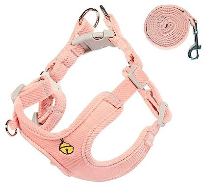 Oyccen Kleine Hunde Geschirr mit Leine Welpe Einstellbare Brustgeschirr Anti Zug Welpengeschirr