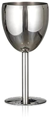 FrEshn Copas De Vino Personalizadas 150/250/500 ml Copa de Acero Inoxidable Copa de champán Copa de Vino Copa de cóctel Copa de Vino Tinto Creativo for Bar Restaurante Copas De Vino (Size : C)