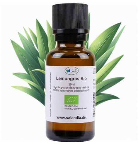 Sala Lemongrasöl Zitronengras Aroma ätherisches Öl naturrein BIO 30 ml