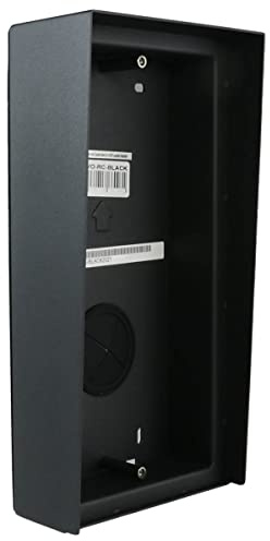 Nonic Balter EVO-RC-SCHWARZ Aufputzbox für Gegensprechanlage mit Kamera und Klingel, Zusatz Aufputzmontagehalterung mit Regenschild für EVO Video Haustür Station von 1 bis 4 Familienhaus