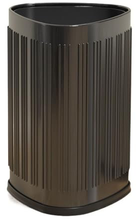 Cubo de basura Cubo de basura en forma de corazón, cubo de basura de acero inoxidable de 9/15 litros, cubo de basura con parte superior abierta con base y cubo interior extraíble for cocina, baño, dor
