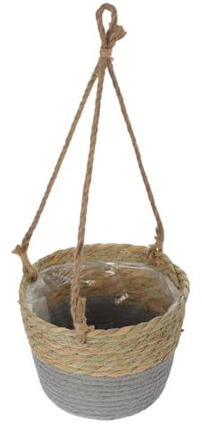 CAXUSD Cestini Da Appendere Muro Per Piante - Cestini Decorativi Per - Vasi Intrecciati Per Fiori Violette